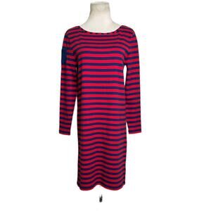 Vineyard Vines red blue long sleeves shirt mini dress size XS